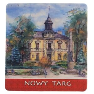 MAGNES NA LODÓWKĘ AKWARELA NOWY TARG M02578