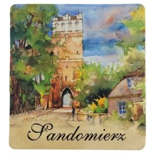 MAGNES NA LODÓWKĘ AKWARELA SANDOMIERZ M02580