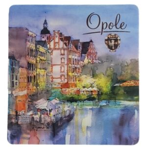 MAGNES NA LODÓWKĘ OPOLE AKWARELA M02587