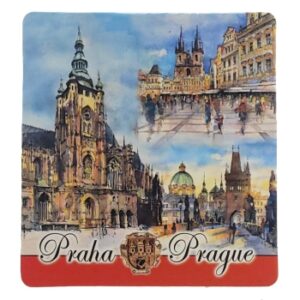 MAGNES NA LODÓWKĘ AKWARELE CZESKA PRAGA M02612