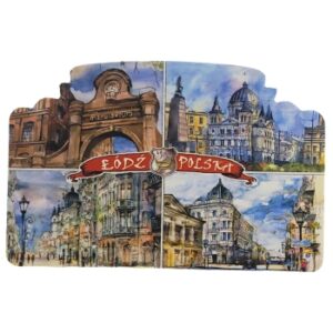 MAGNES NA LODÓWKĘ AKWARELE ŁÓDŹ M02650