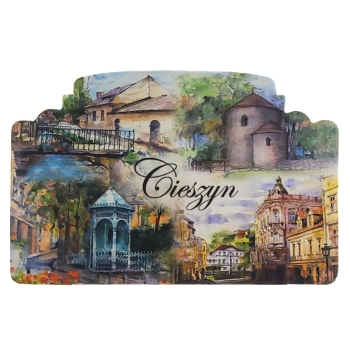 MAGNES NA LODÓWKĘ AKWARELE CIESZYN M02654