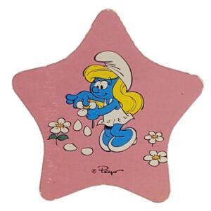 MAGNES NA LODÓWKĘ GWIAZDKA SMERFETKA SMERFY M02662