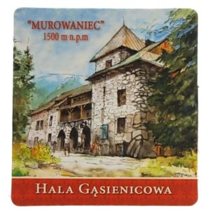 MAGNES NA LODÓWKĘ AKWARELA HALA GĄSIENICOWA MUROWANIEC M02687