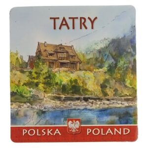 MAGNES NA LODÓWKĘ AKWARELA SCHRONISKA TATRY M02689