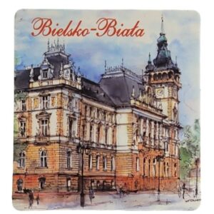 MAGNES NA LODÓWKĘ AKWARELA BIELSKO-BIAŁA PAŁAC M02690