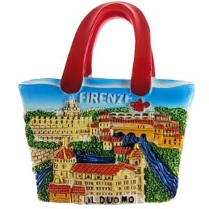 MAGNES NA LODÓWKĘ FLORENCJA WIDOK KATEDRA AKWEDUKT TORBA M02731