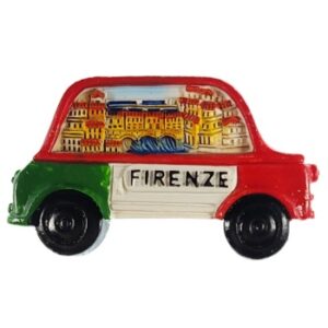 MAGNES NA LODÓWKĘ FLORENCJA AKWEDUKT CZERWONY SAMOCHÓD M02756