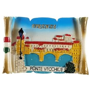 MAGNES NA LODÓWKĘ WIADUKT FLORENCJA NA ZWOJU PAPIRUSU M02800