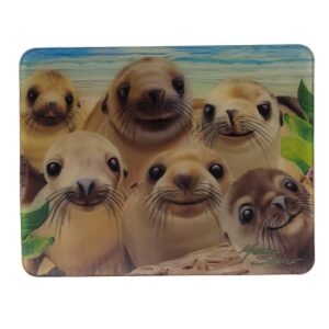 MAGNES NA LODÓWKĘ FOKI ZWIERZĘTA 3D TRÓJWYMIAROWE M03124