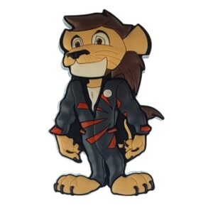 MAGNES NA LODÓWKĘ LEW W KOMBINEZONIE MAGNES NA LODÓWKĘ GUMOWY M03179