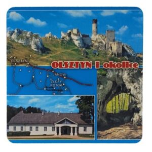 MAGNES NA LODÓWKĘ AKWARELA OLSZTYN I OKOLICE M03210