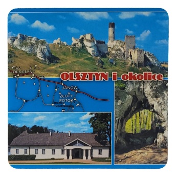 MAGNES NA LODÓWKĘ AKWARELA OLSZTYN I OKOLICE M03210