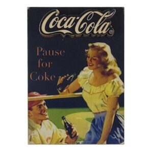 MAGNES NA LODÓWKĘ PARA PIJE COCA COLĘ REKLAMA M03342