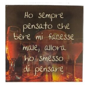 MAGNES NA LODÓWKĘ SENTENCJA PRZEZROCZYSTY PLASTIK M03488