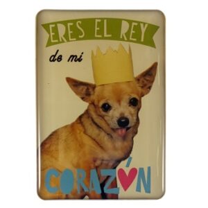 MAGNES NA LODÓWKĘ PIESEK W KORONIE M03494