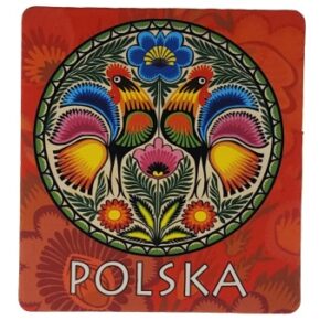 MAGNES NA LODÓWKĘ AKWARELA WZORY ŁOWICKIE M03546