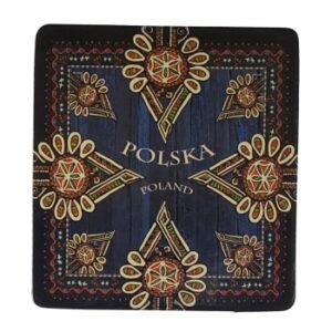 MAGNES NA LODÓWKĘ AKWARELA WZORY LUDOWE M03548