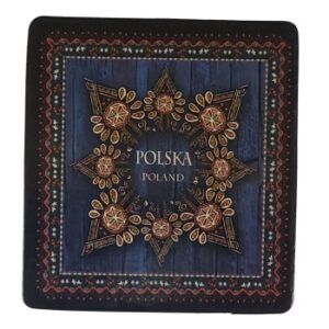 MAGNES NA LODÓWKĘ AKWARELA WZORY LUDOWE M03549