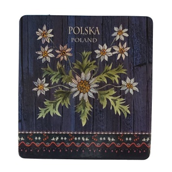 MAGNES NA LODÓWKĘ AKWARELA WZORY LUDOWE M03550