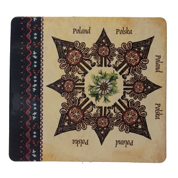 MAGNES NA LODÓWKĘ AKWARELA WZORY LUDOWE M03551