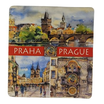 MAGNES NA LODÓWKĘ AKWARELE PRAHA CZECHY M03556