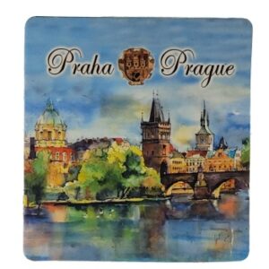 MAGNES NA LODÓWKĘ AKWARELA PRAHA CZECHY M03557