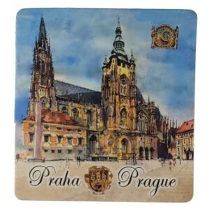 MAGNES NA LODÓWKĘ AKWARELA PRAHA CZECHY M03561