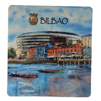 MAGNES NA LODÓWKĘ AKWARELA BILBAO HISZPANIA M03577