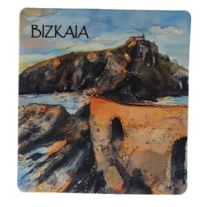 MAGNES NA LODÓWKĘ AKWARELA BIZKALIA HISZPANIA M03578