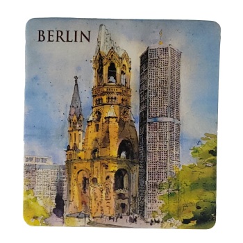 MAGNES NA LODÓWKĘ AKWARELA BERLIN NIEMCY M03579