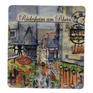 MAGNES NA LODÓWKĘ AKWARELA RUDESHEIM AM RHEIN NIEMCY M03581