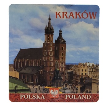 MAGNES NA LODÓWKĘ AKWARELA KRAKÓW M03589