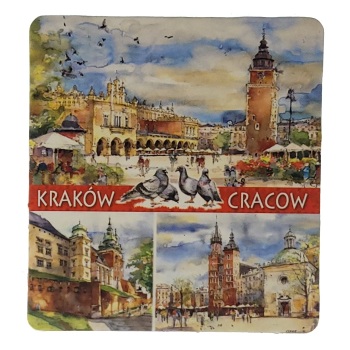 MAGNES NA LODÓWKĘ AKWARELA KRAKÓW M03595