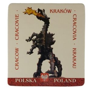 MAGNES NA LODÓWKĘ AKWARELA KRAKÓW SMOK WAWELSKI M03598