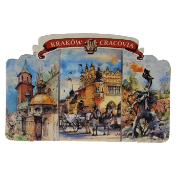 MAGNES NA LODÓWKĘ AKWARELE KRAKÓW M03600
