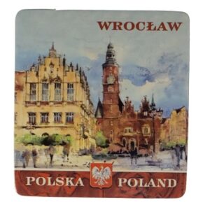 MAGNES NA LODÓWKĘ AKWARELA WROCŁAW M03609