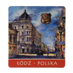 MAGNES NA LODÓWKĘ AKWARELA ŁÓDŹ M03613