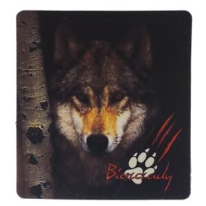 MAGNES NA LODÓWKĘ AKWARELA BIESZCADY WILK M03623