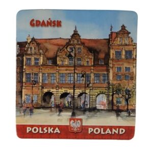 MAGNES NA LODÓWKĘ AKWARELA GDAŃSK M03630