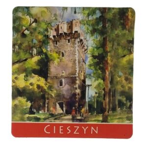 MAGNES NA LODÓWKĘ AKWARELA CIESZYN M03633