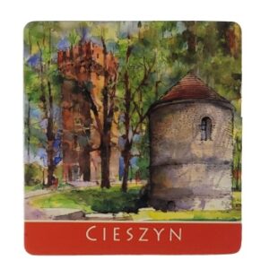 MAGNES NA LODÓWKĘ AKWARELA CIESZYN M03634