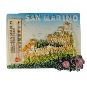MAGNES NA LODÓWKĘ SAN MARINO ZAMEK TERMOMETR M03833