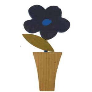 MAGNES NA LODÓWKĘ DONICZKA KWIAt DREWNO M03859