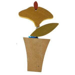 MAGNES NA LODÓWKĘ DONICZKA KWIAK DREWNO M03860