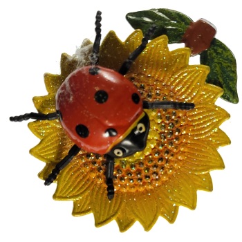 MAGNES NA LODÓWKĘ KWIATEK BIEDRONKA FUNKCJA SPINACZA M03902