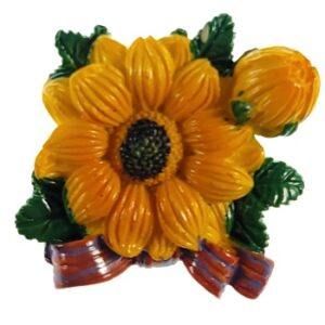 MAGNES NA LODÓWKĘ KWIATY KOKARDA M04003