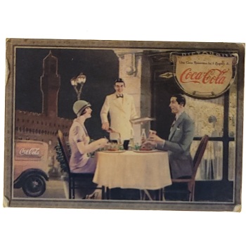 MAGNES NA LODÓWKĘ RESTAURACJA STOLIK KELNER COCA COLA M04183