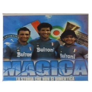 MAGNES RETRO NAPOLI JERSEYS 87 88 89 90 91 93 MARADONA PLAKAT M04267