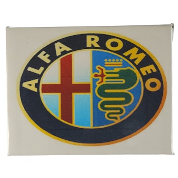 MAGNES NA LODÓWKĘ EMBLEMAT ALFA ROMEO PLAKAT M04323
